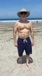 physique at beach